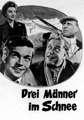 Drei Männer im Schnee